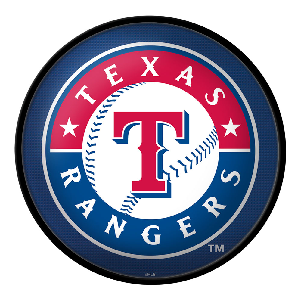 Texas Rangers: Modern Disc Wall Sign