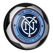 New York City FC: Soccer - Round Slimline Lighted Wall Sign, MSNYFC-130-51