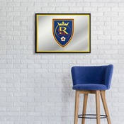 Real Salt Lake: Framed Mirrored Wall Sign, FNB-MSSALT-265-01A