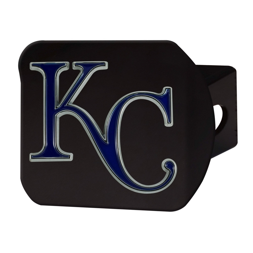 Kansas City Royals Black Metal Hitch Cover - 3D Color Emblem, 26604