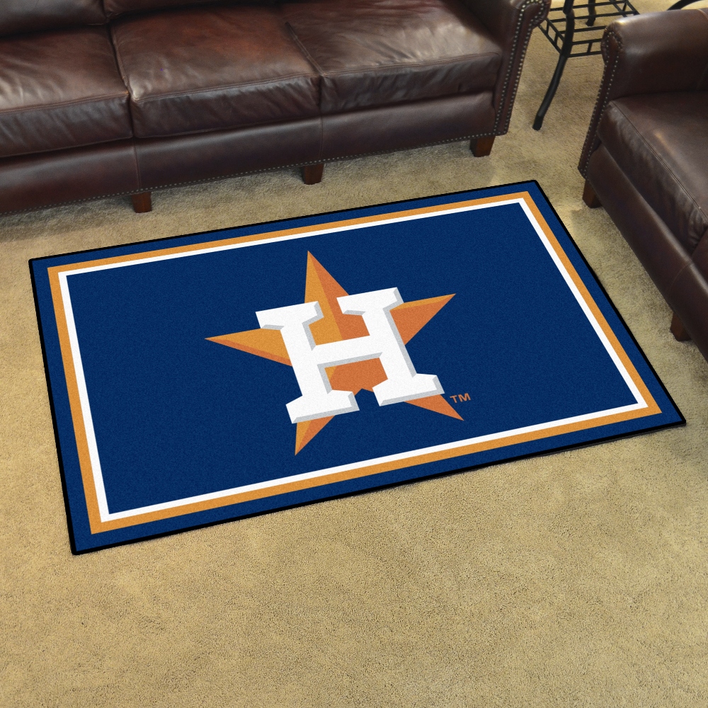 Houston Astros 4ft. x 6ft. Plush Area Rug, 7061