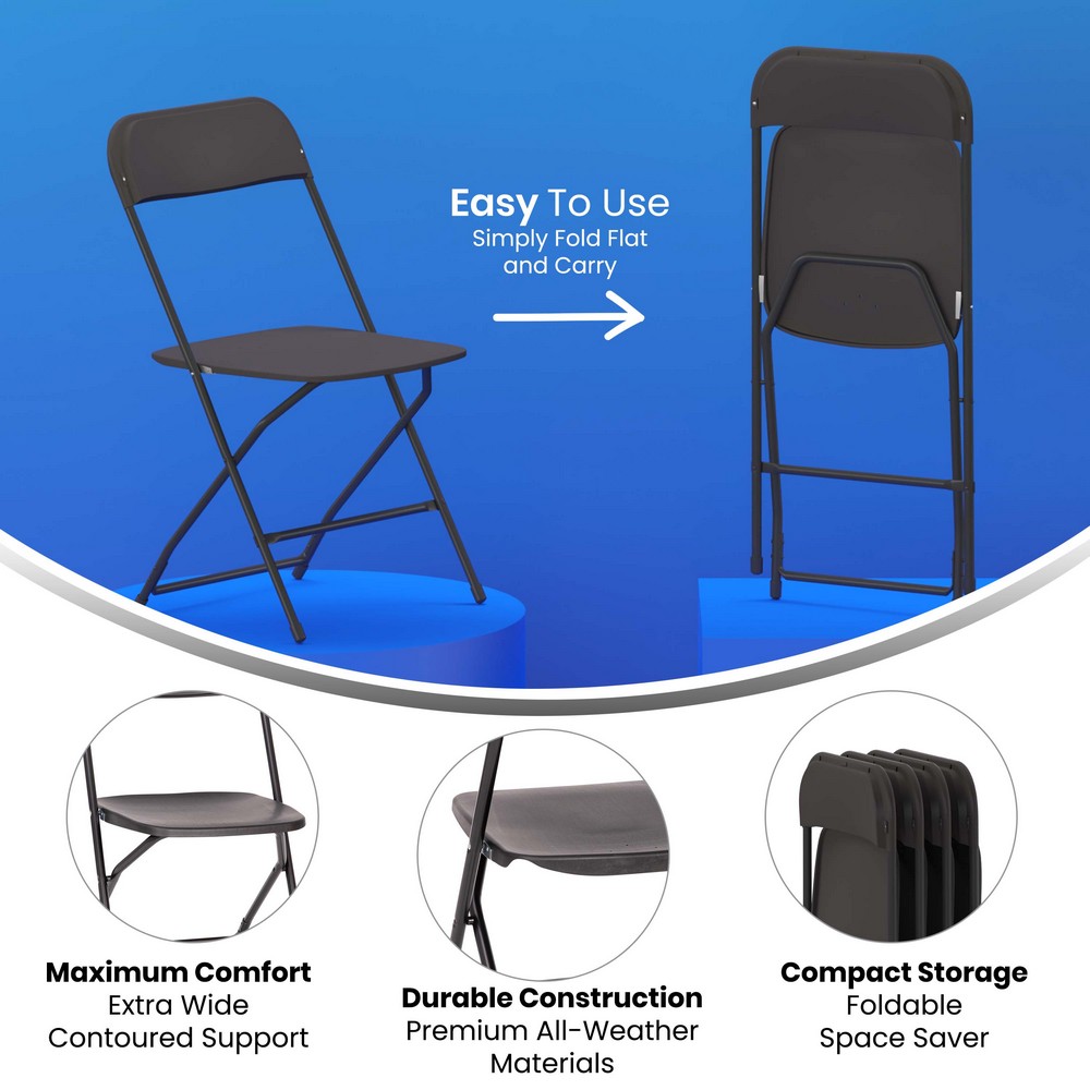 Extra wide folding discount chair