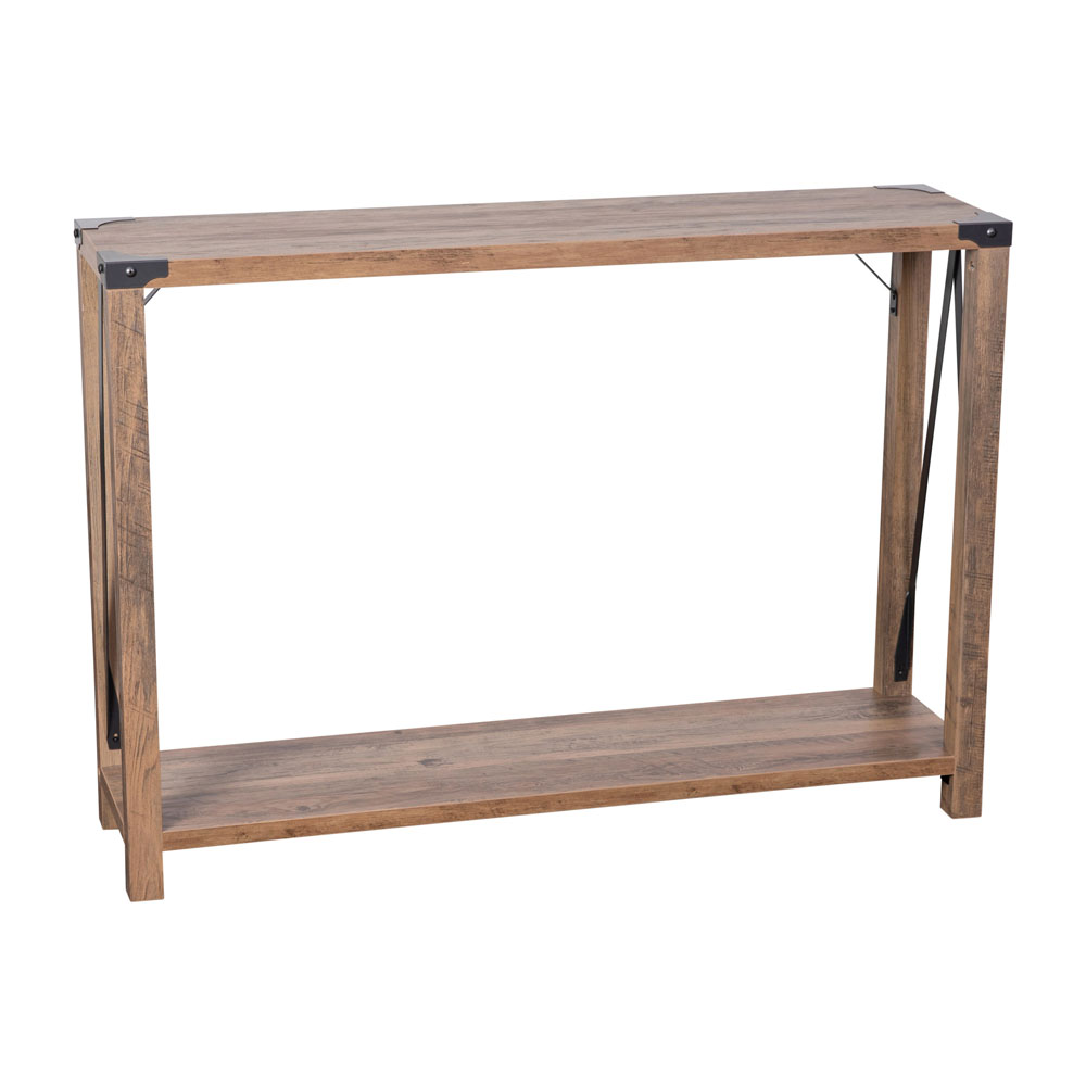 Cross end on sale console table