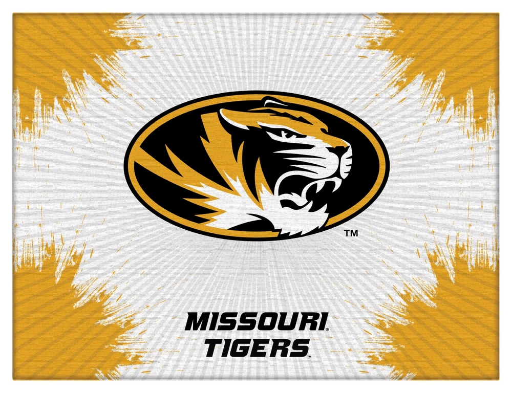 Missouri Logo Canvas by Holland Bar Stool Company