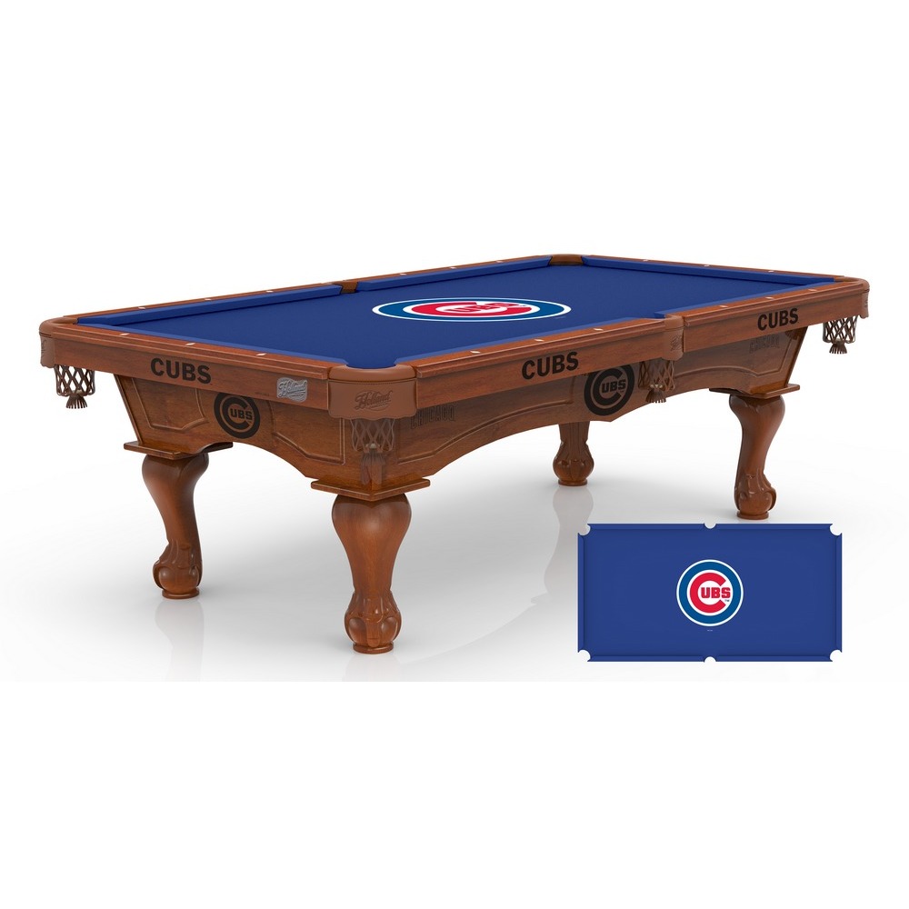 Chicago Cubs 8' Pool Table by Holland Bar Stool Co., PT8MLBCub