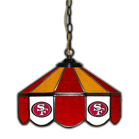 49ers tiffany lamp