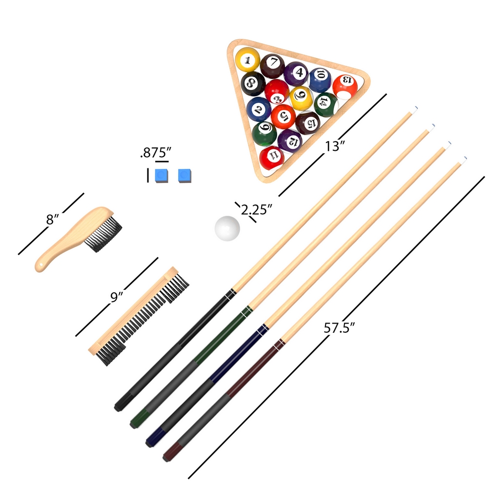 32 Piece Billiards Accessories Kit For Your Pool Table