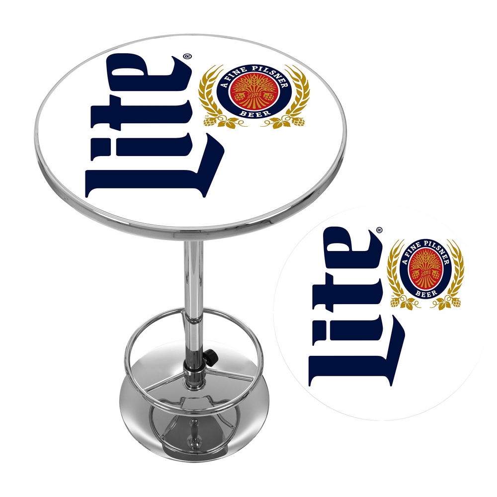 miller lite pub table