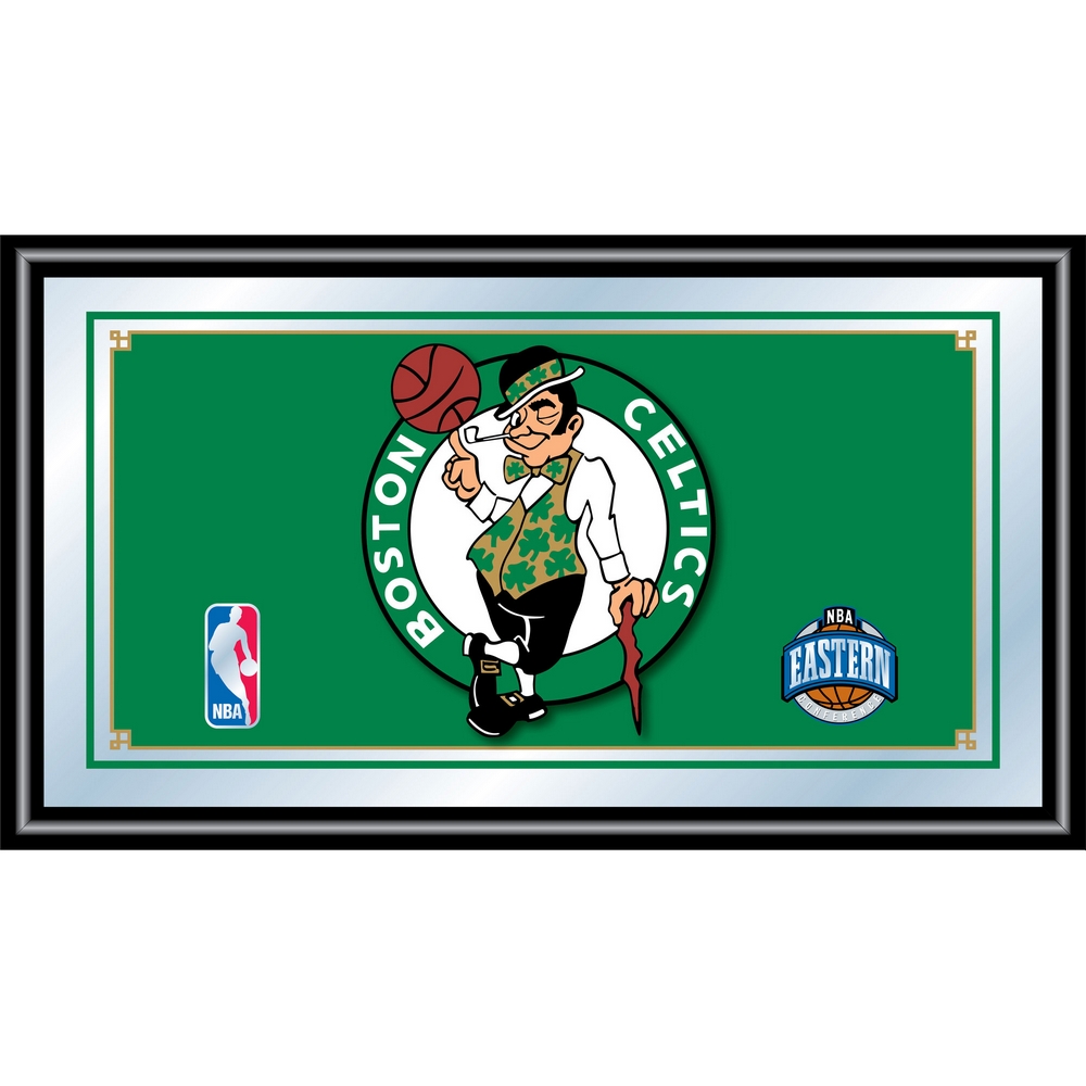 Boston Celtics NBA Framed Logo Mirror